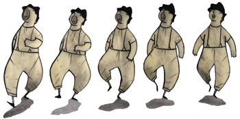 Trésors d'images - animation personnage